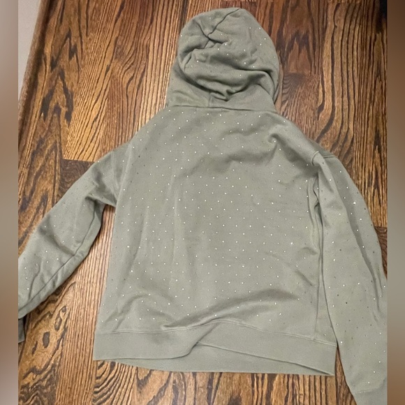 Generation love rhinestone sweatsuit includes sweatpants and hoodie. Size medium - Picture 3 of 6